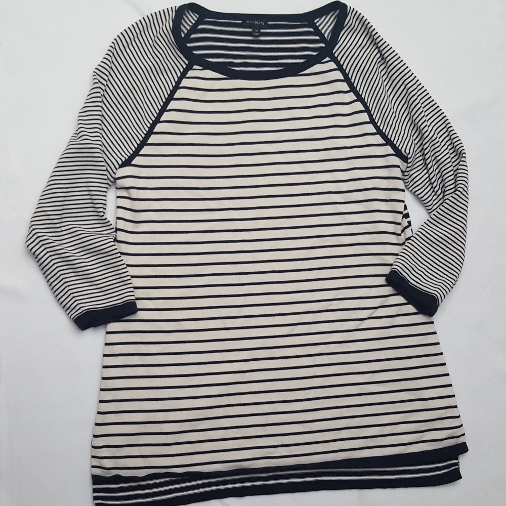 Talbots Striped Tunic NWOT